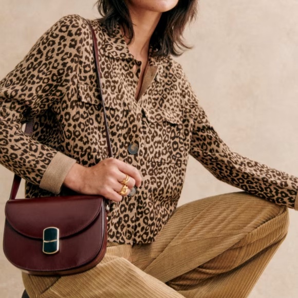 Sezane Leopard Print ‘Betty’ Cardigan XXL SOLD OUT NWT - Picture 2 of 3